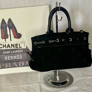 Dooney & Bourke Black Canvas Satchel